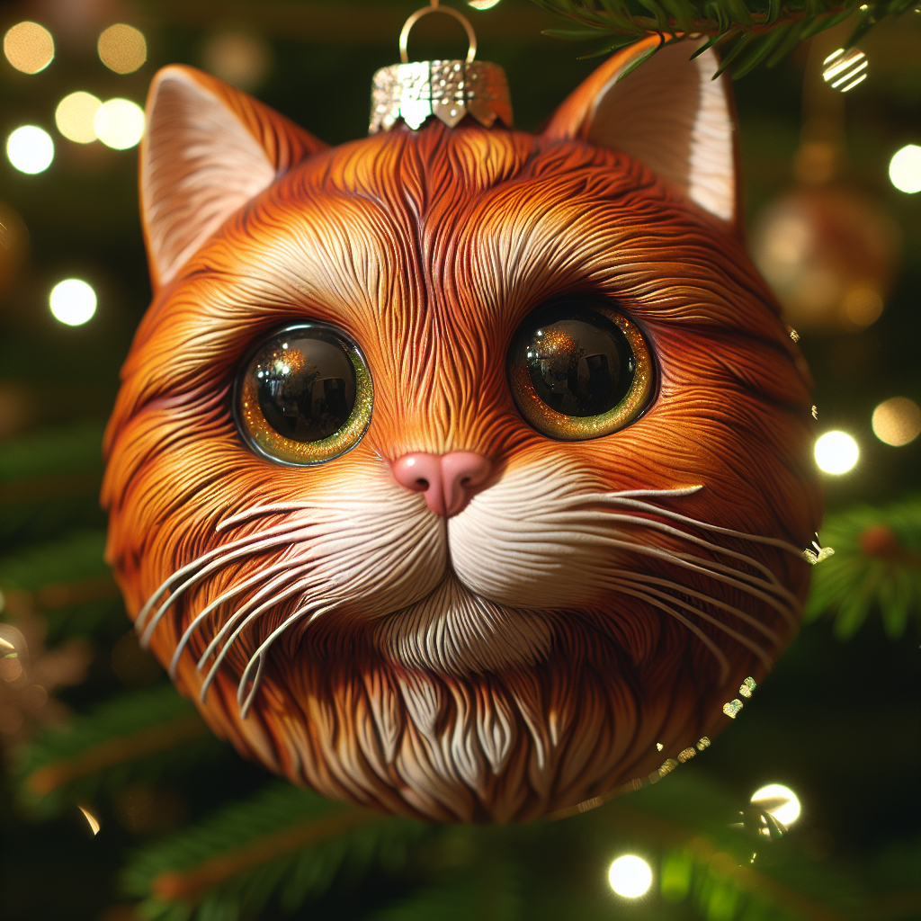Cosy Cat bauble