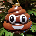 Christmas Poo bauble
